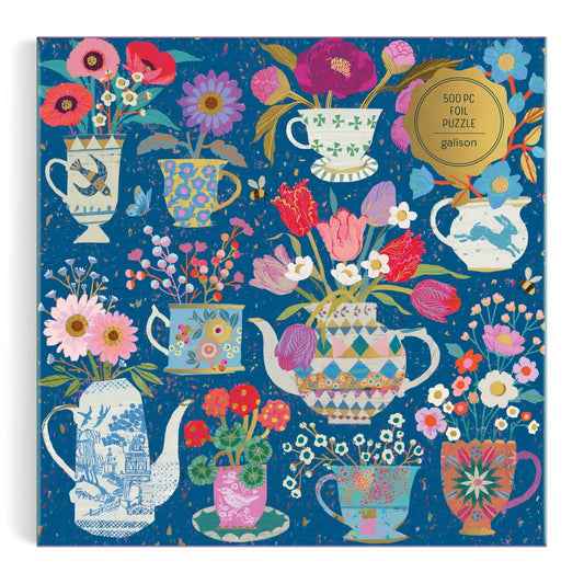 Victoria Ball Potted teacups 500pc Puzzle