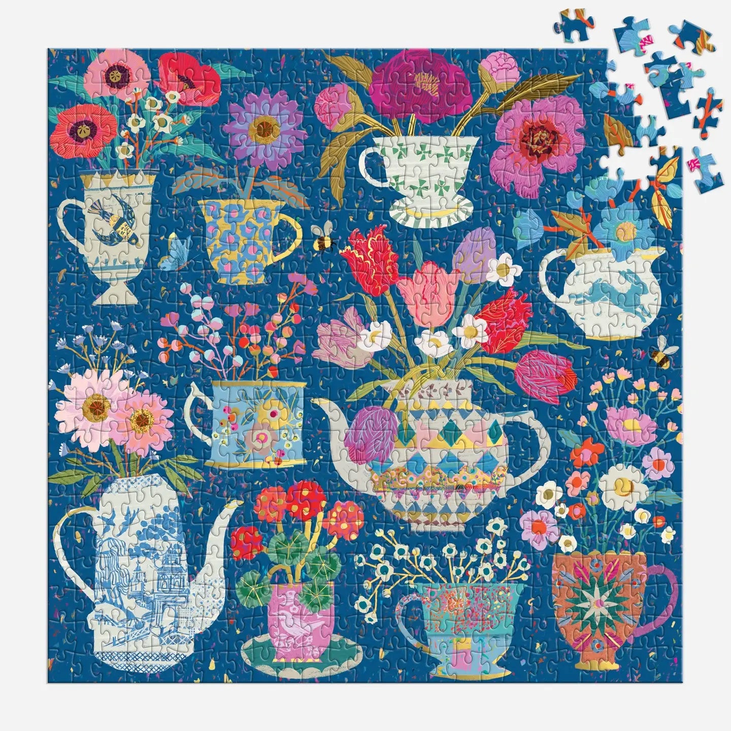 Victoria Ball Potted teacups 500pc Puzzle
