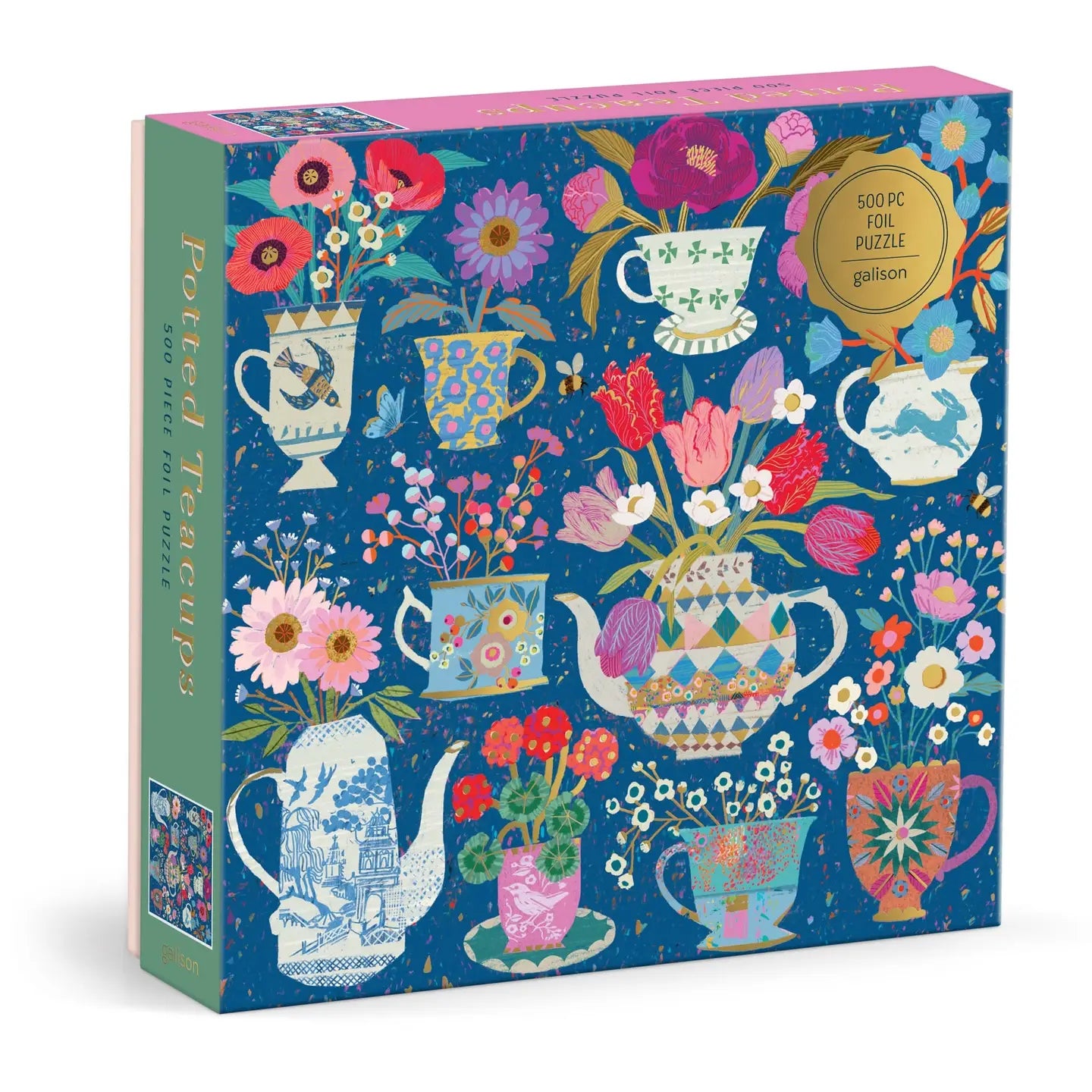 Victoria Ball Potted teacups 500pc Puzzle