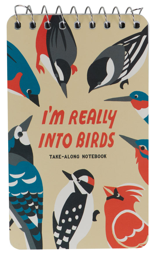 Really Into Birds 3"x5" Spiral Notebook