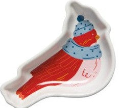 Holiday Bird Trinket Dishes