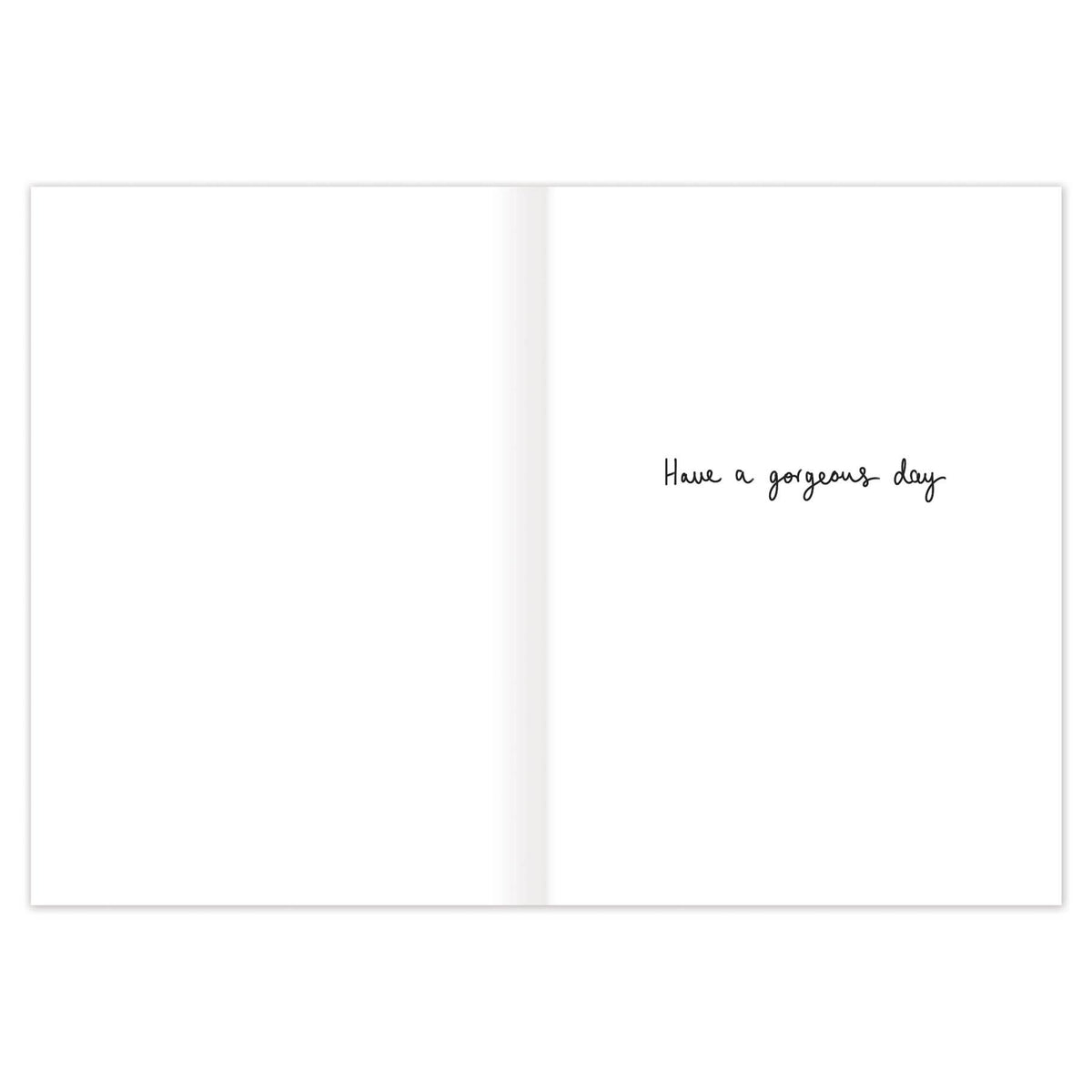 birthday card have a gorgeous day 