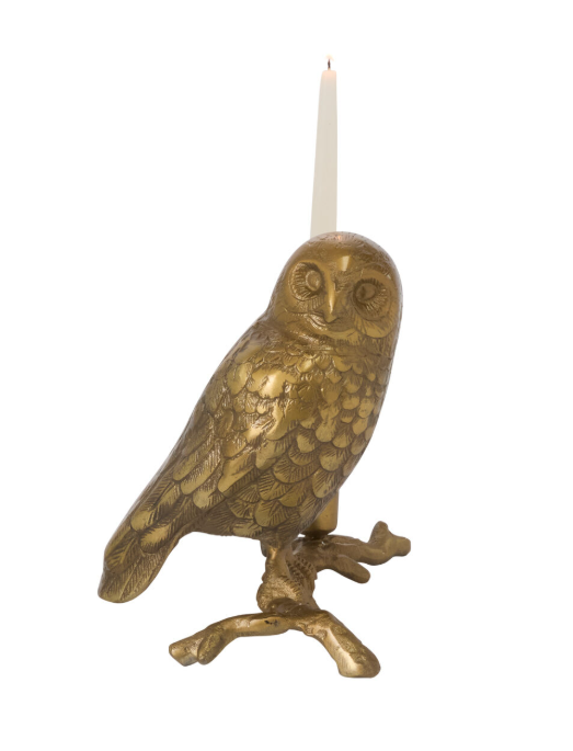Owl's Watch Candleholder