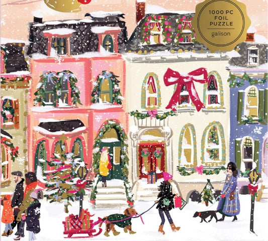 Snowfall on Main Street Puzzle