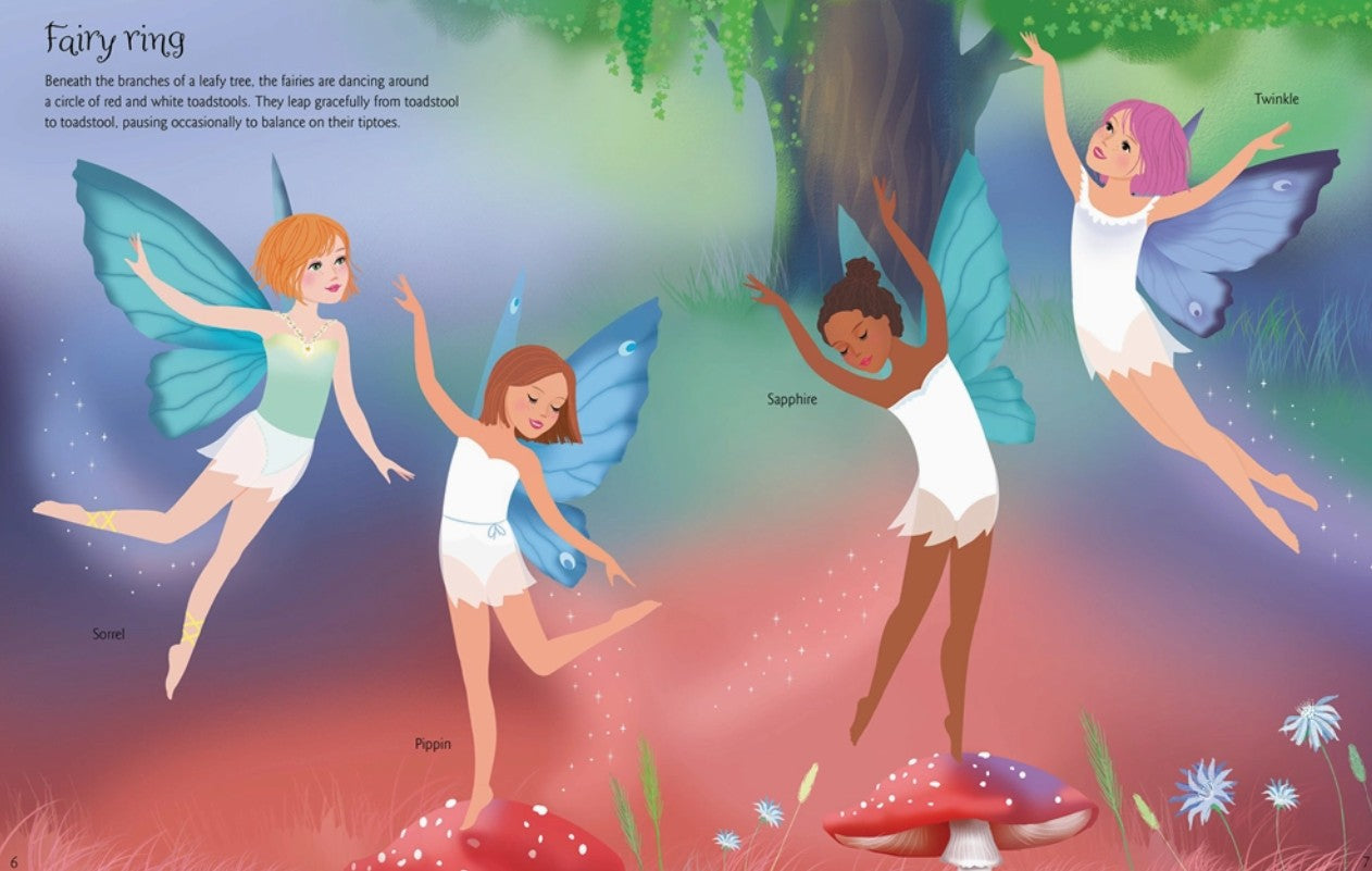 Sticker Dolly Dressing Dancing Fairies