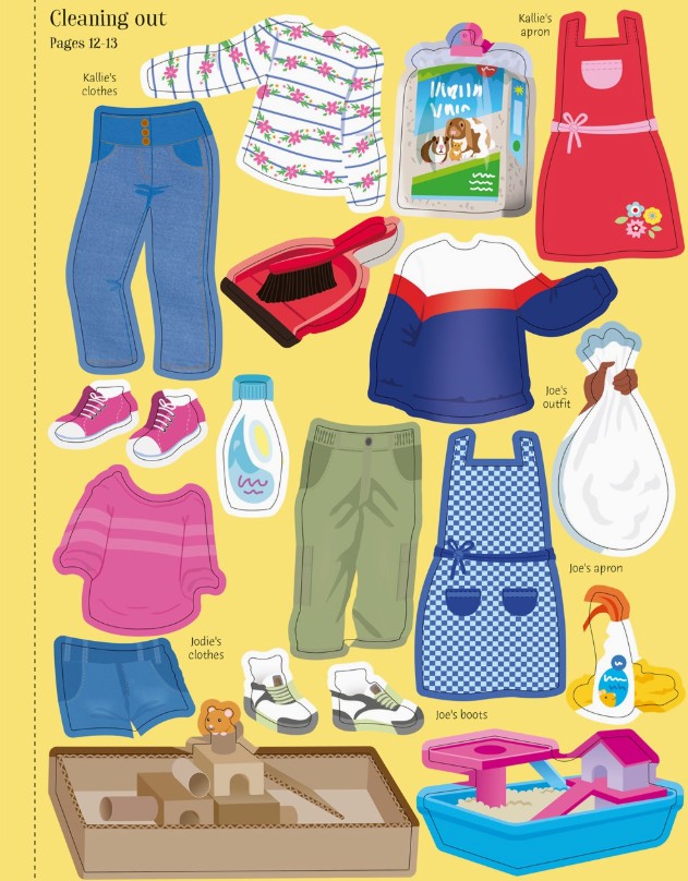 Sticker Dolly Dressing Pets