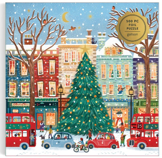 Tinsel City 500pc. Foil Puzzle