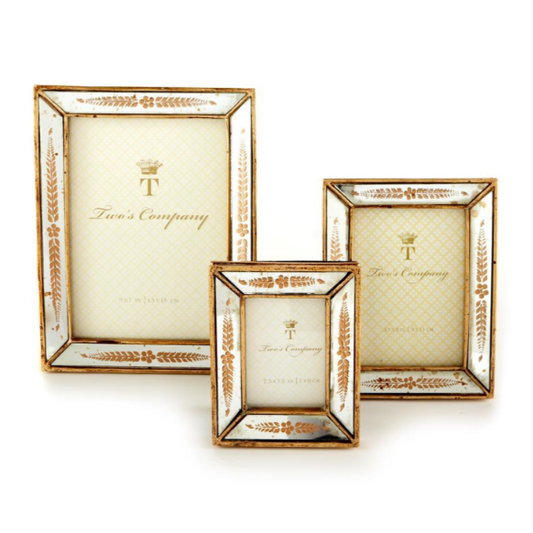 Verona Gold Leaf Mirror Photo Frames