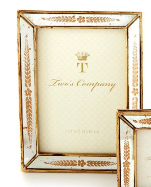 Verona Gold Leaf Mirror Photo Frames