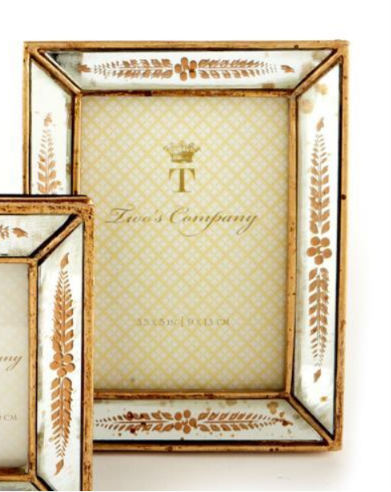 Verona Gold Leaf Mirror Photo Frames
