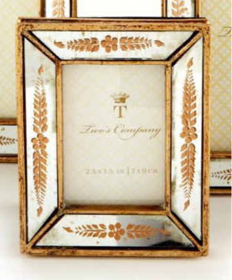 Verona Gold Leaf Mirror Photo Frames