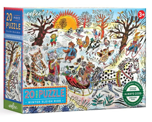 Winter Sleigh Ride 20pc Puzzle