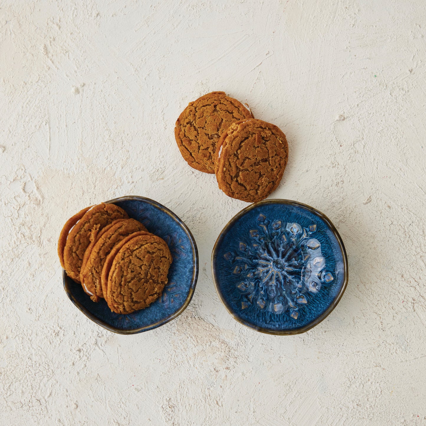 Winter Snowflake Stoneware  Bowl