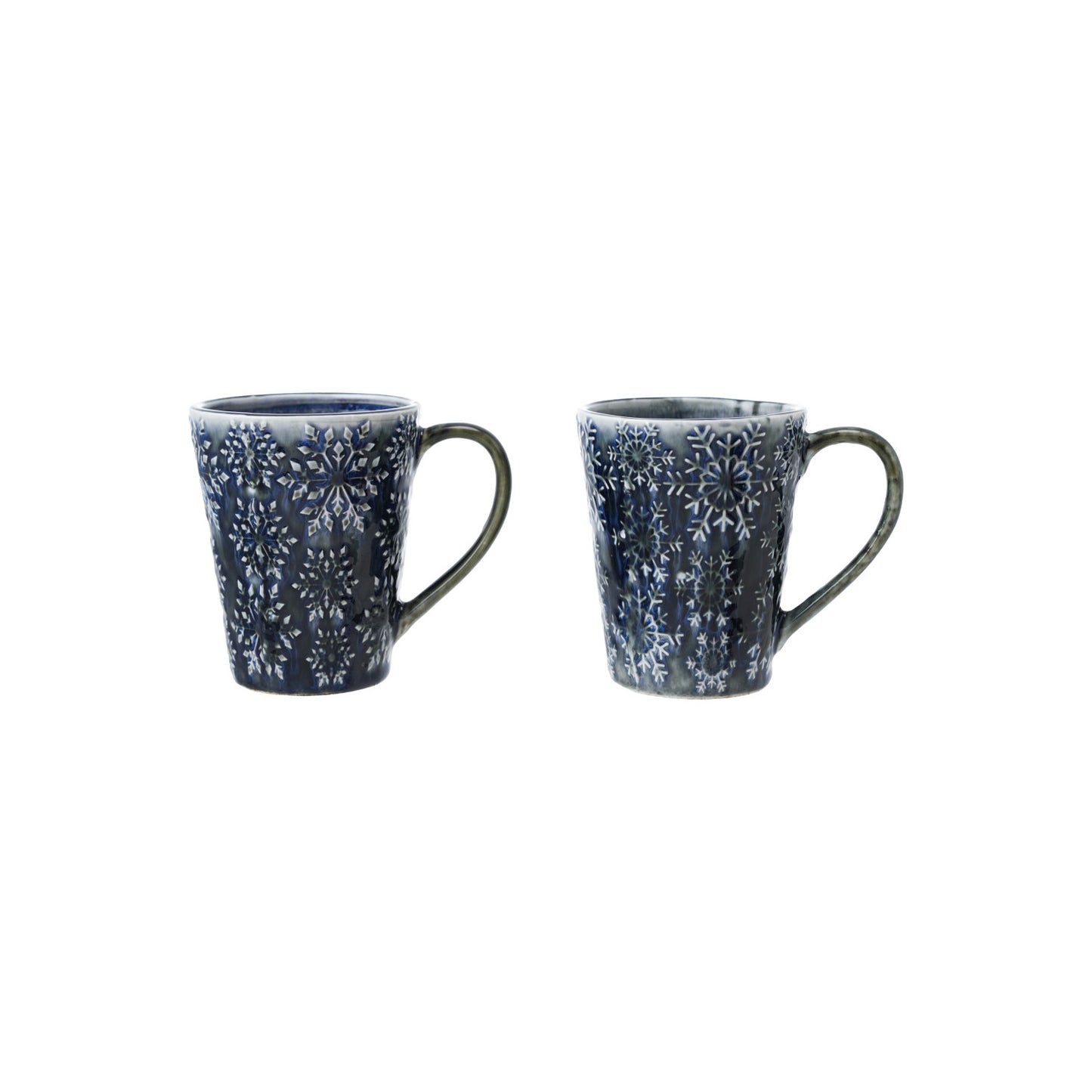 Snowflake Stoneware Mug