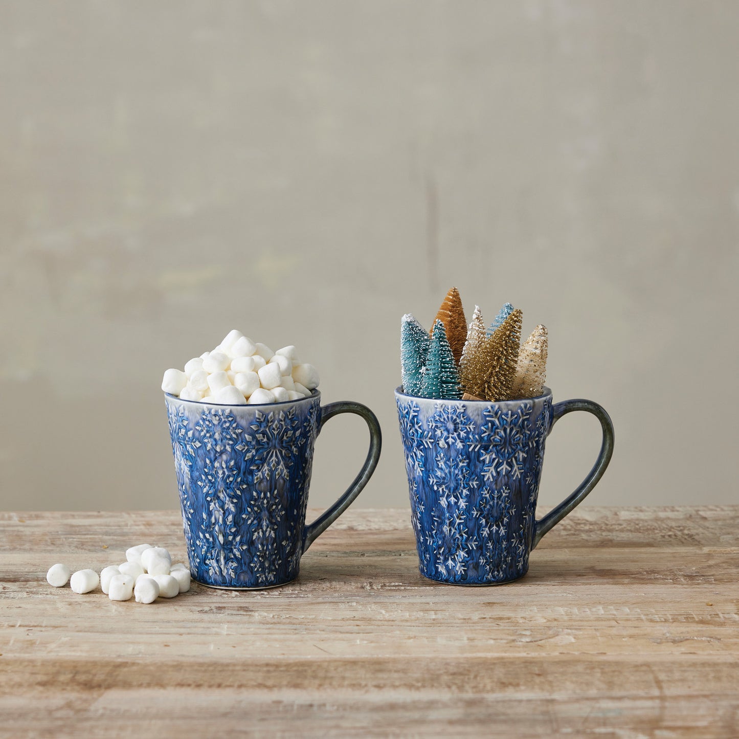 Snowflake Stoneware Mug