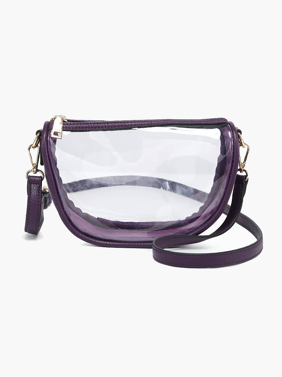 Peyton Stadium Clear Crossbody Bag