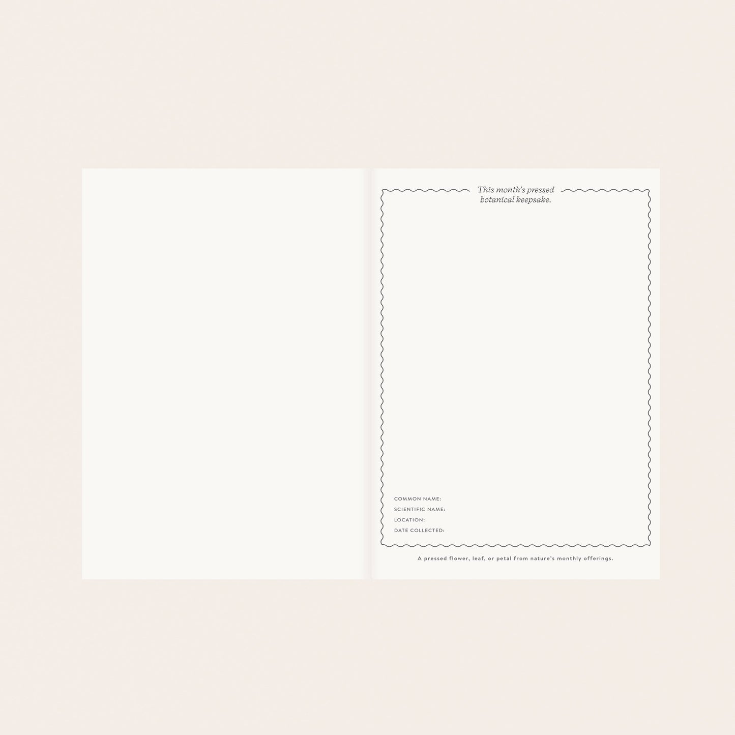 Herbarium Linen-Bound Undated Planner