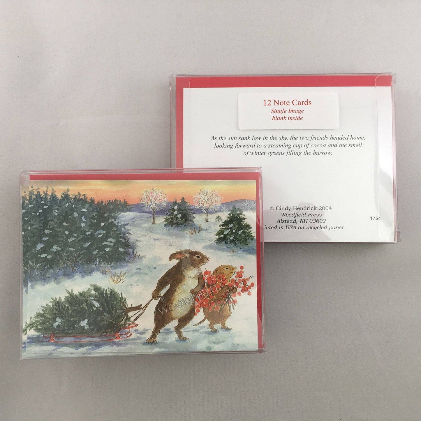 Green Gathering Notecard Boxed Set