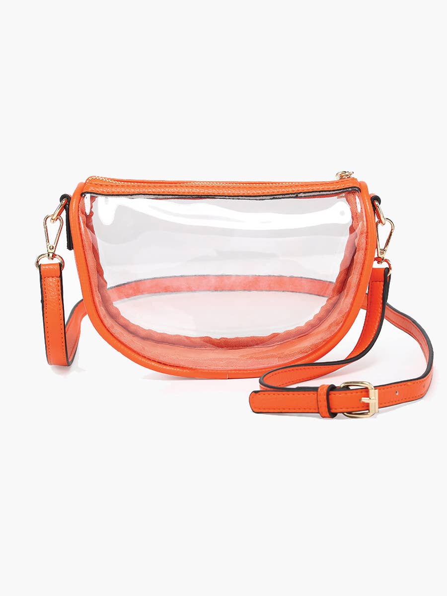 Peyton Stadium Clear Crossbody Bag