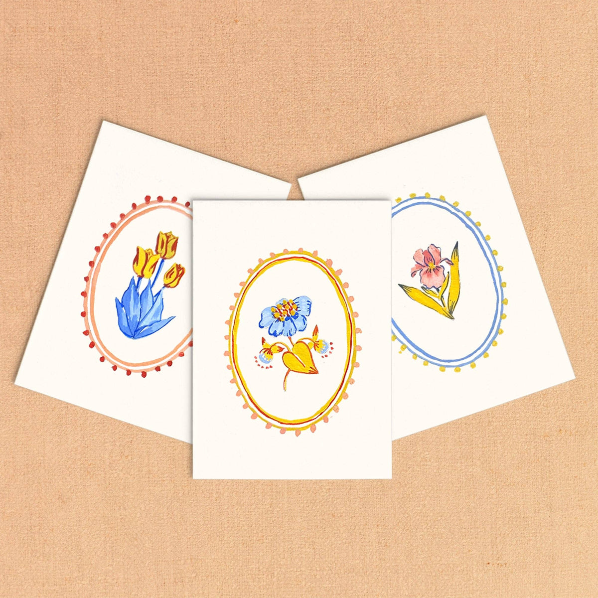 Antiquaria Mini Deluxe Watercolor Painting Kit: Folk Flowers
