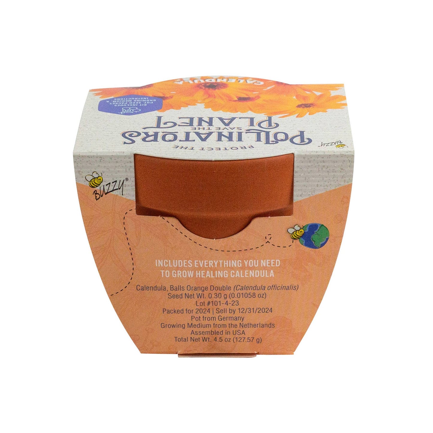 Calendula Protect the Pollinators Growing Kit