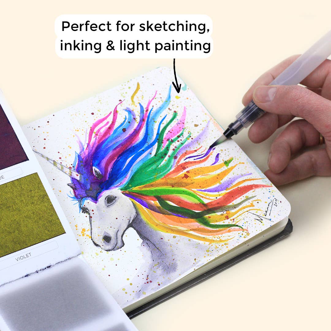 Viviva Square Ivory Sketchbook | 240 GSM Paper | Watercolor Pad