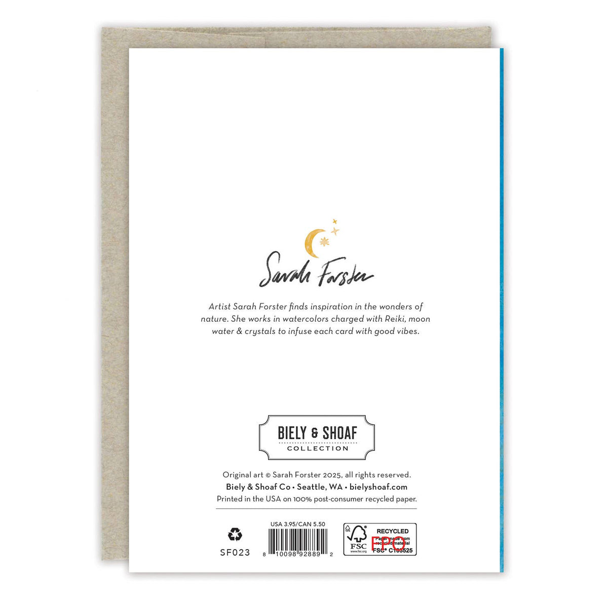 Keep Your Face Marigold Encouragement Card
