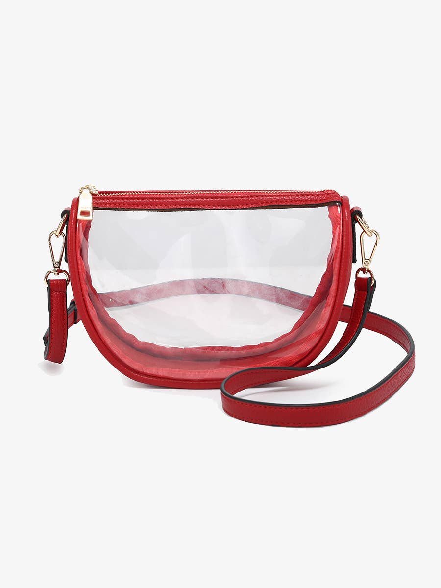 Peyton Stadium Clear Crossbody Bag