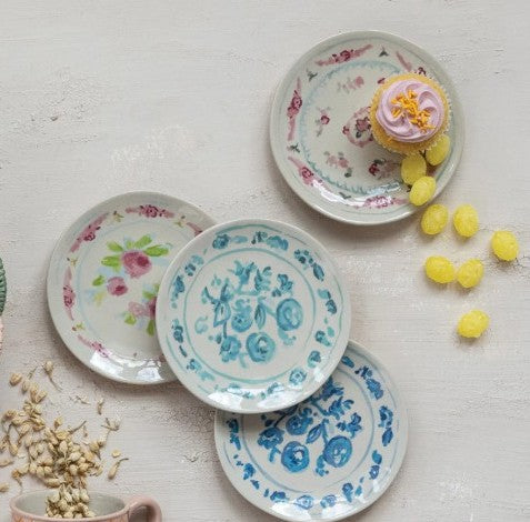 Cottage Floral Appetizer Plate