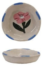 Hand-Painted Dish w/ Flowers, 4 Styles