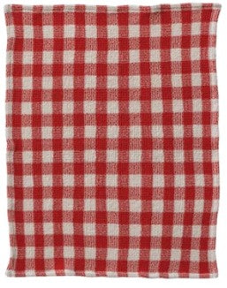 Cotton Waffle Weave Tea Towel with Gingham Pattern, 5 Colors