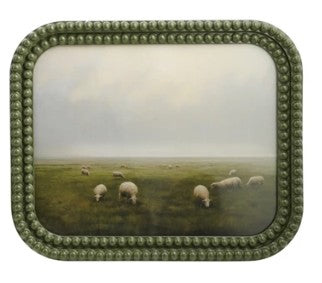 Resin Bobbin Photo Frame, 2 Colors  (Hangs or Sits)
