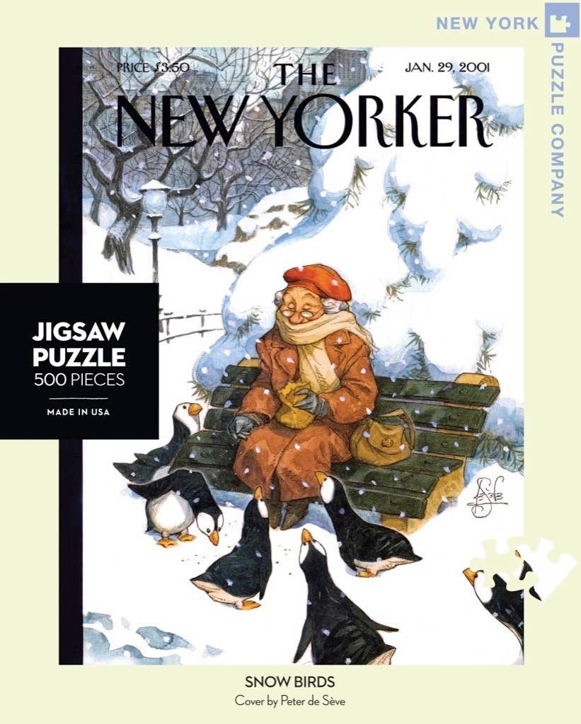 Snow Birds - 500 Piece Jigsaw Puzzle