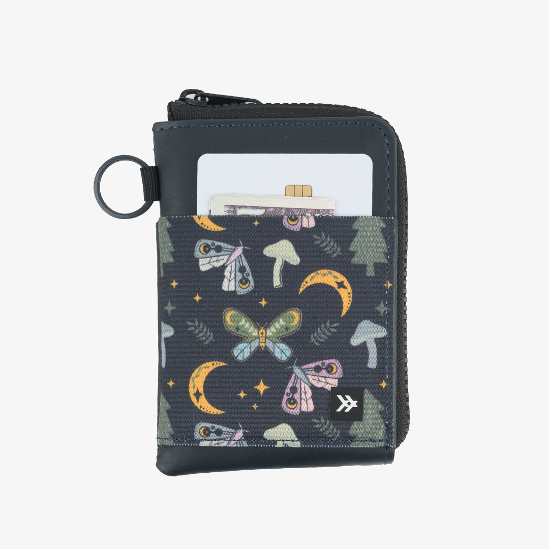 Forest Critters - Leather Zip Wallet