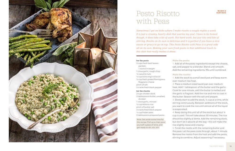 The Cozy Table: 100 Recipes for One, Two, or a Few