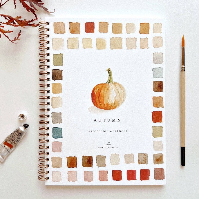Emily Lex Studio Autumn Watercolor Workbook 