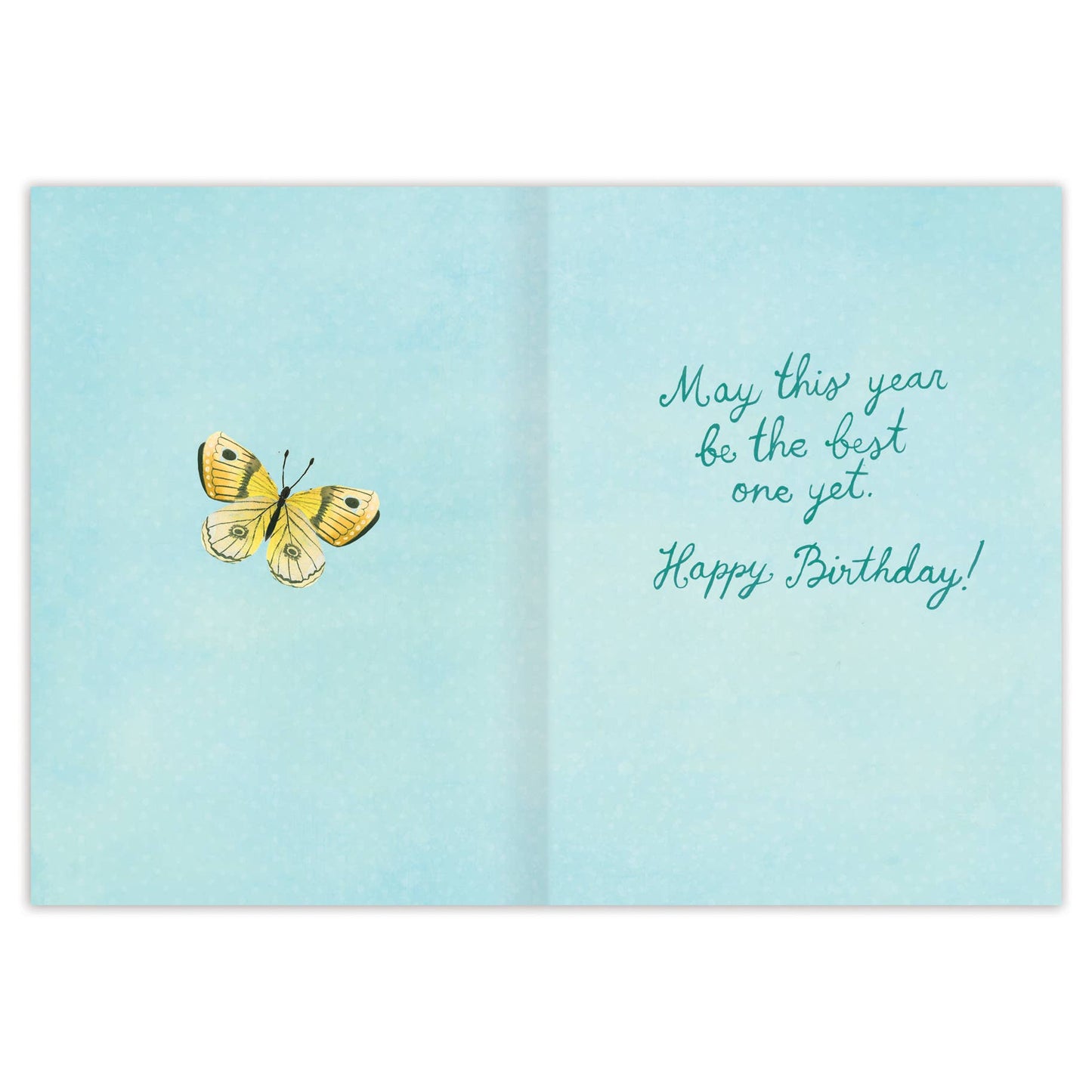 Wishing You A Year of Book Stack Birthday Card