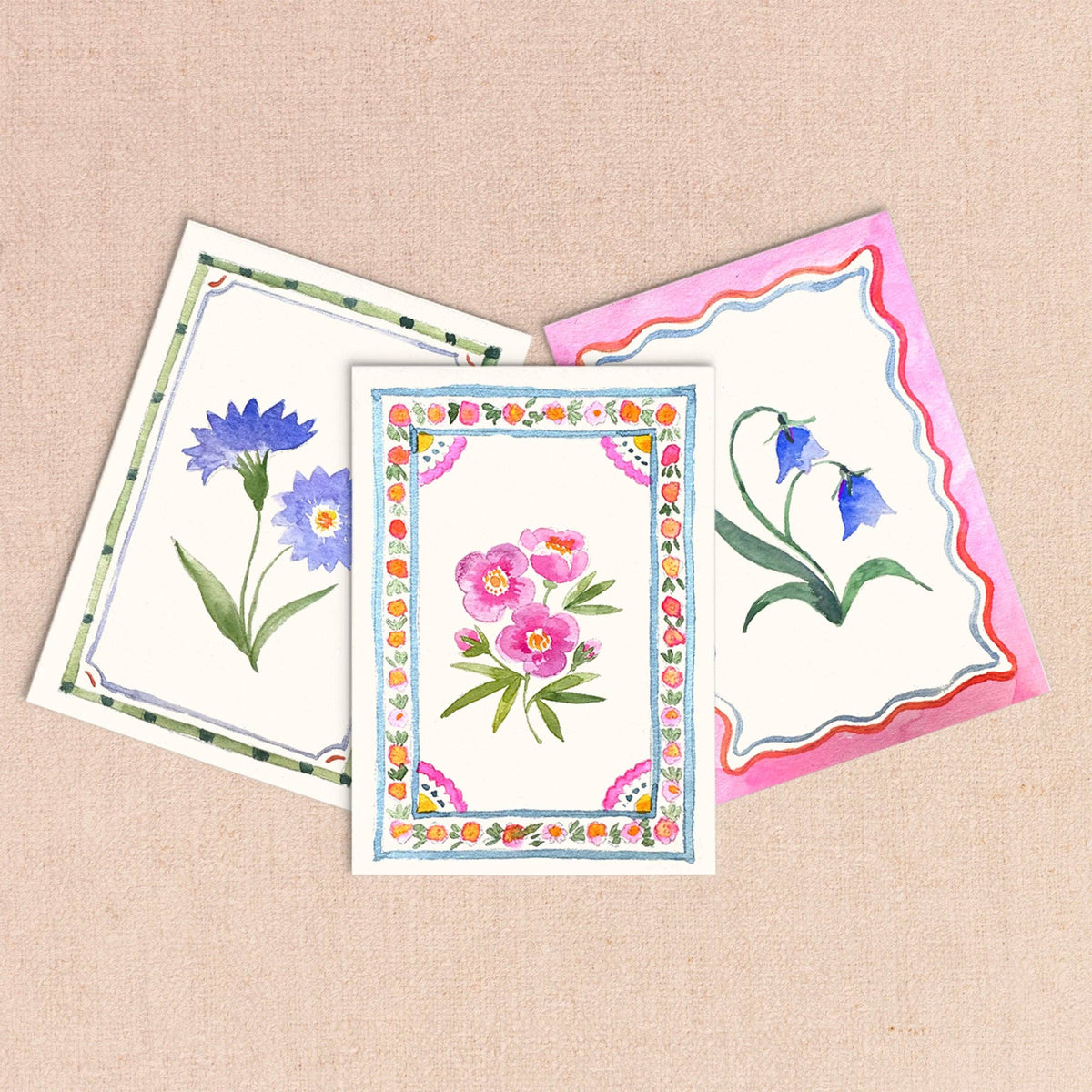 Antiquaria Mini Deluxe Watercolor Painting Kit: Flowers