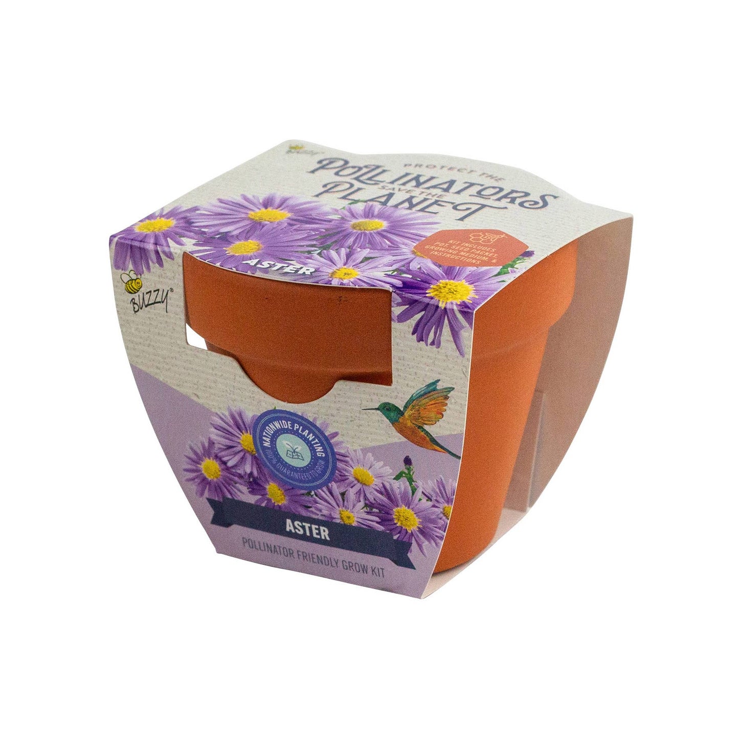 Aster Protect the Pollinators Growing Kit