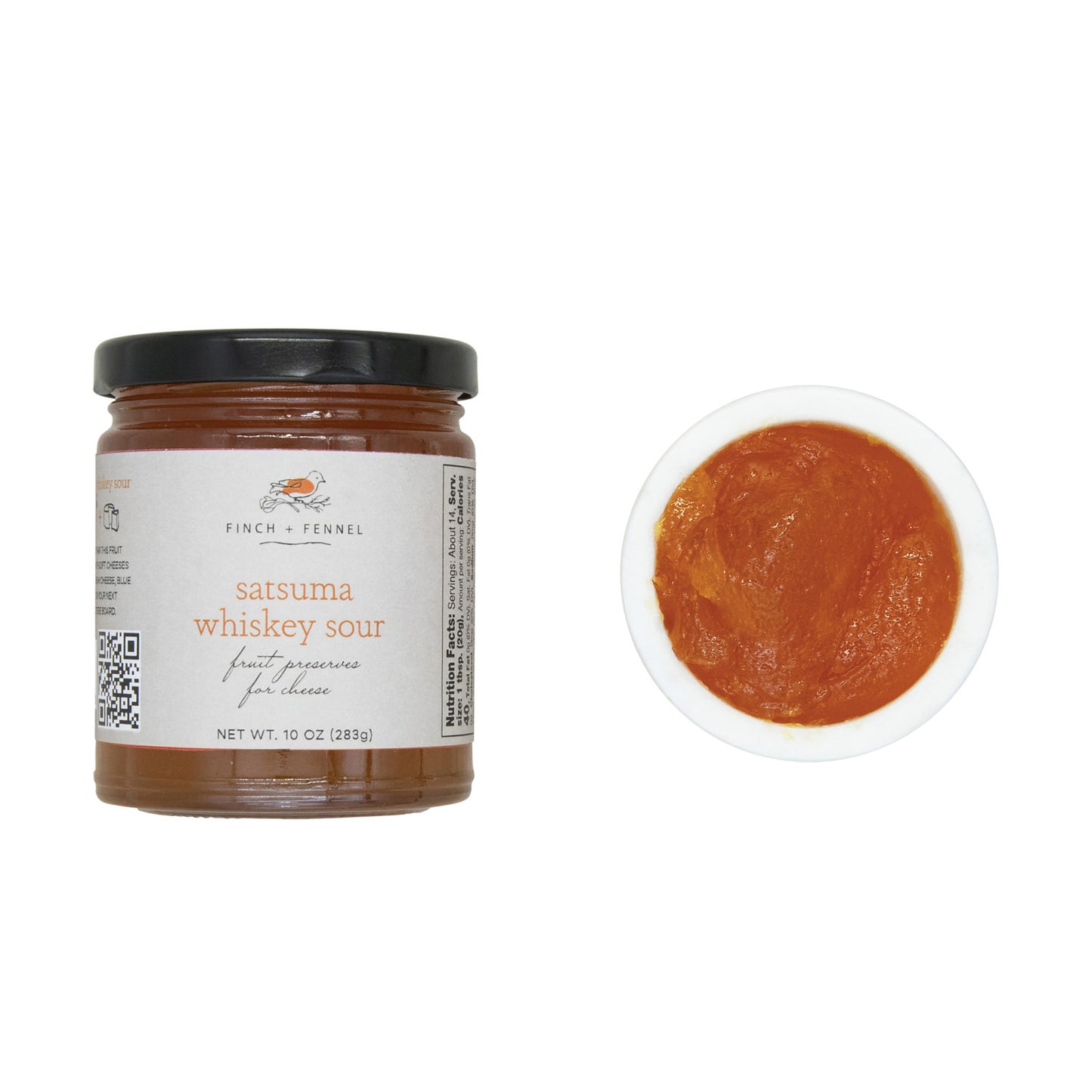10 oz. Satsuma Whiskey Sour Fruit Preserves for Cheese