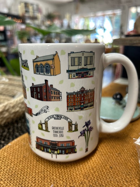Greeneville Landmarks Mug