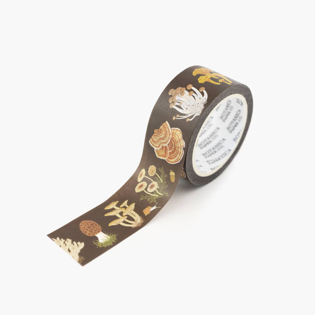 Decorative tape with autumn-themed designs on a white background