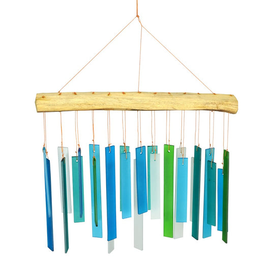 Windchime Seaglass and Driftwood