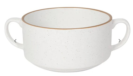 Double Handle Soup Bowl, Various Colors