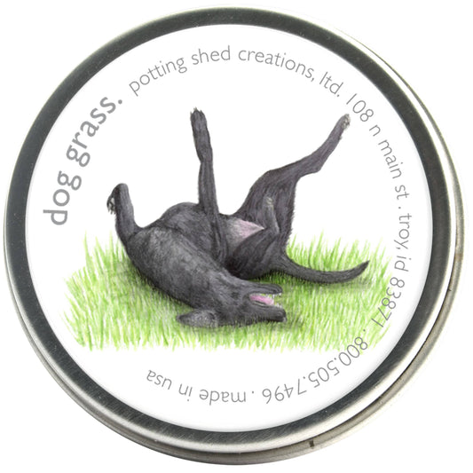 Dog Grass Garden Sprinkles Seed Tin