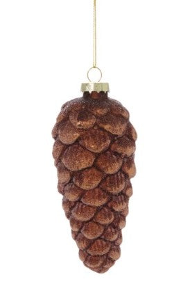 Frosted Pinecone Ornament