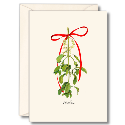 Mistletoe Notecards, 8ct