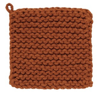 Cotton Crocheted Pot Holder, Asst.