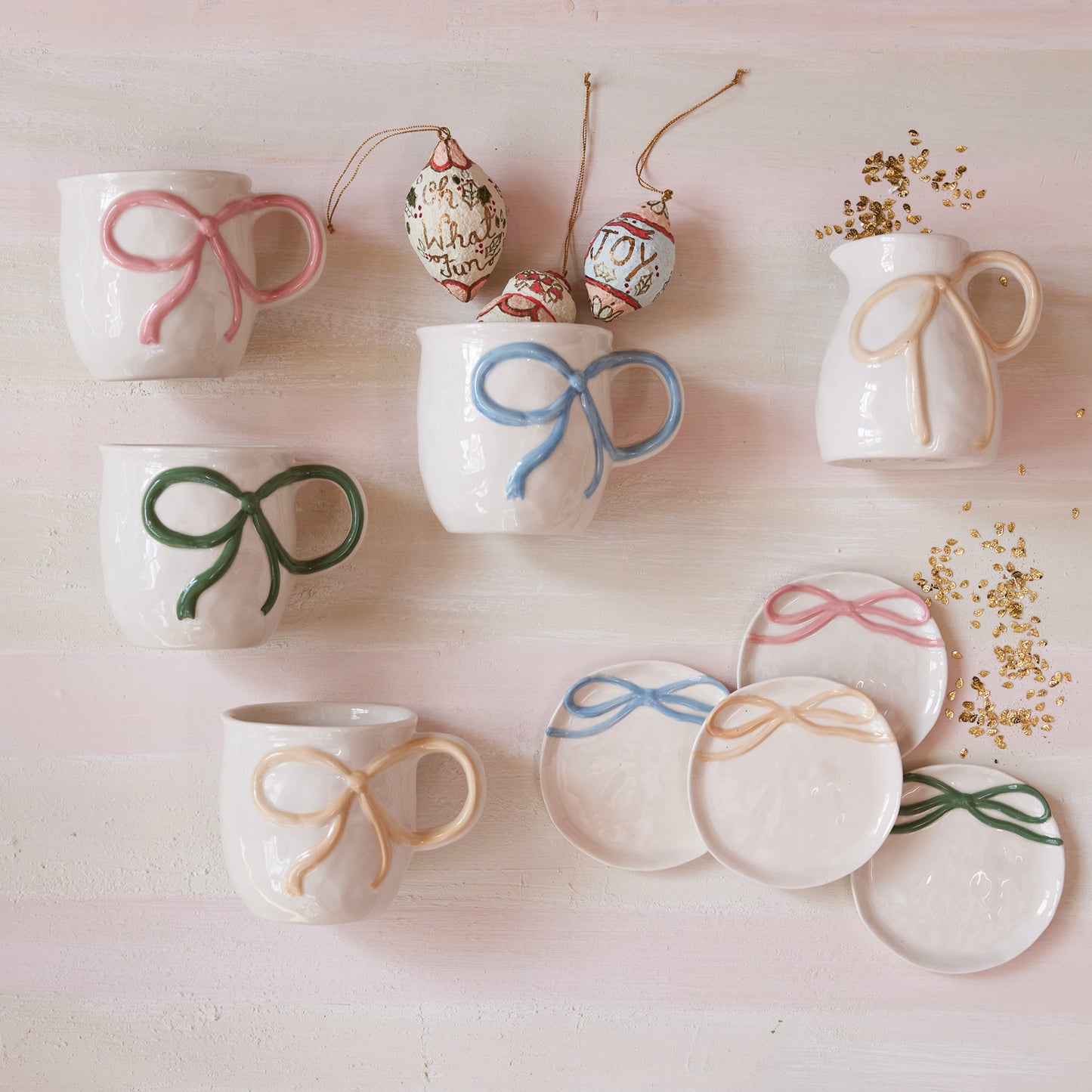 Cottage Bow Mug, Various
