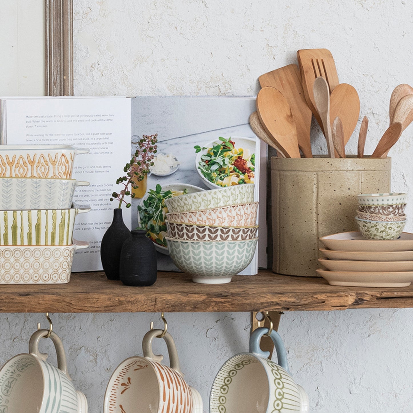 Round Stoneware Pinch Pot